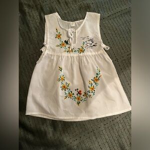 NWOT Jamaica Dress with Flowers Size 1 (12 months)